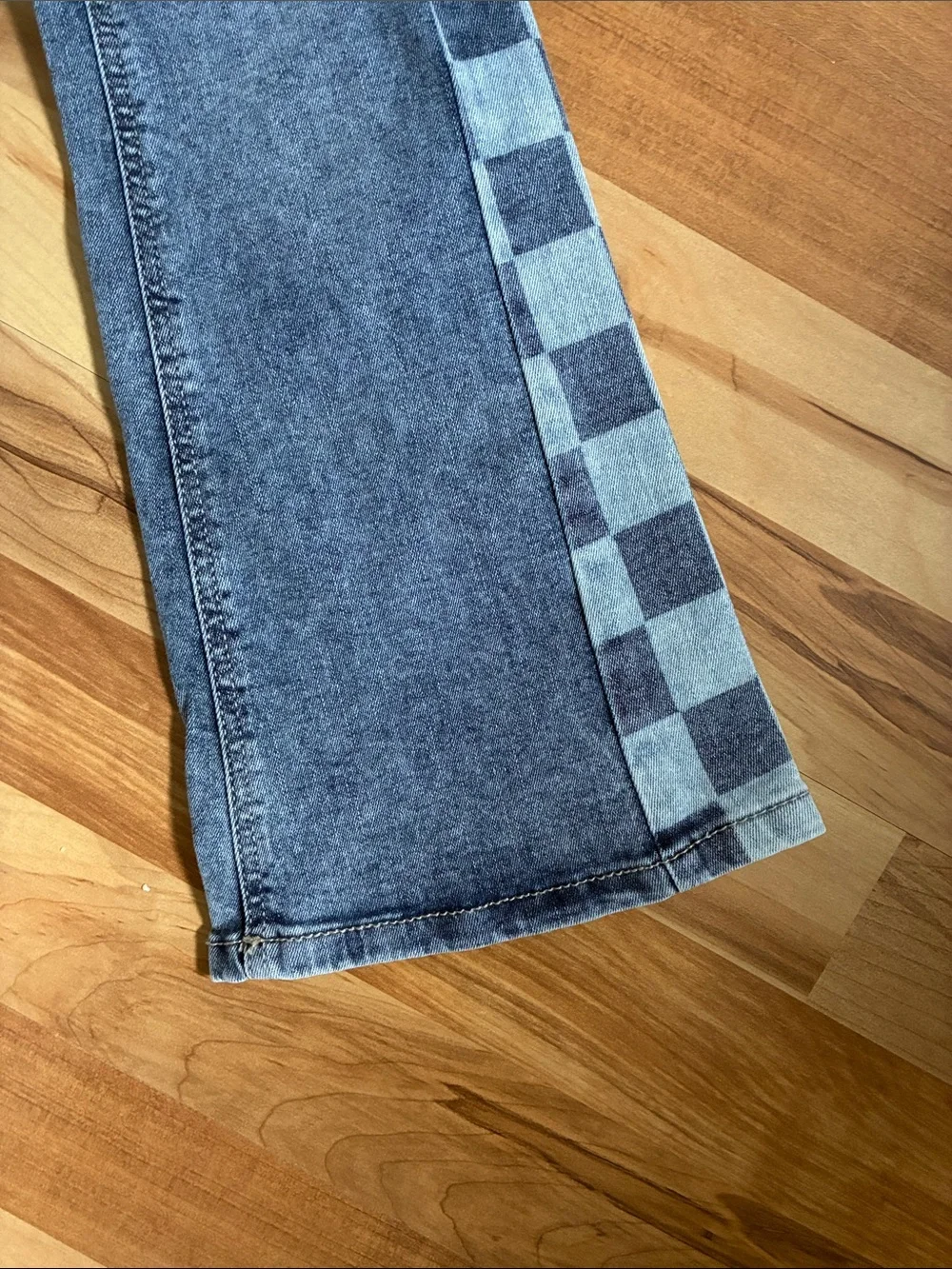 NASCAR x Justice Light Wash Denim Jeans And Bandana - Multiple Sizes